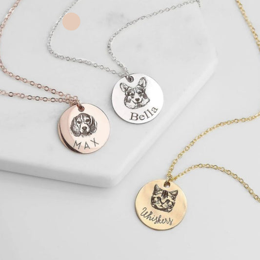 Pet Love Round Pendant